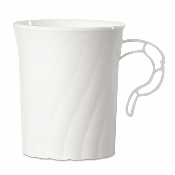 Wna Classicware Plastic Mugs, 8 oz, White, 192PK WNA CWM8192W